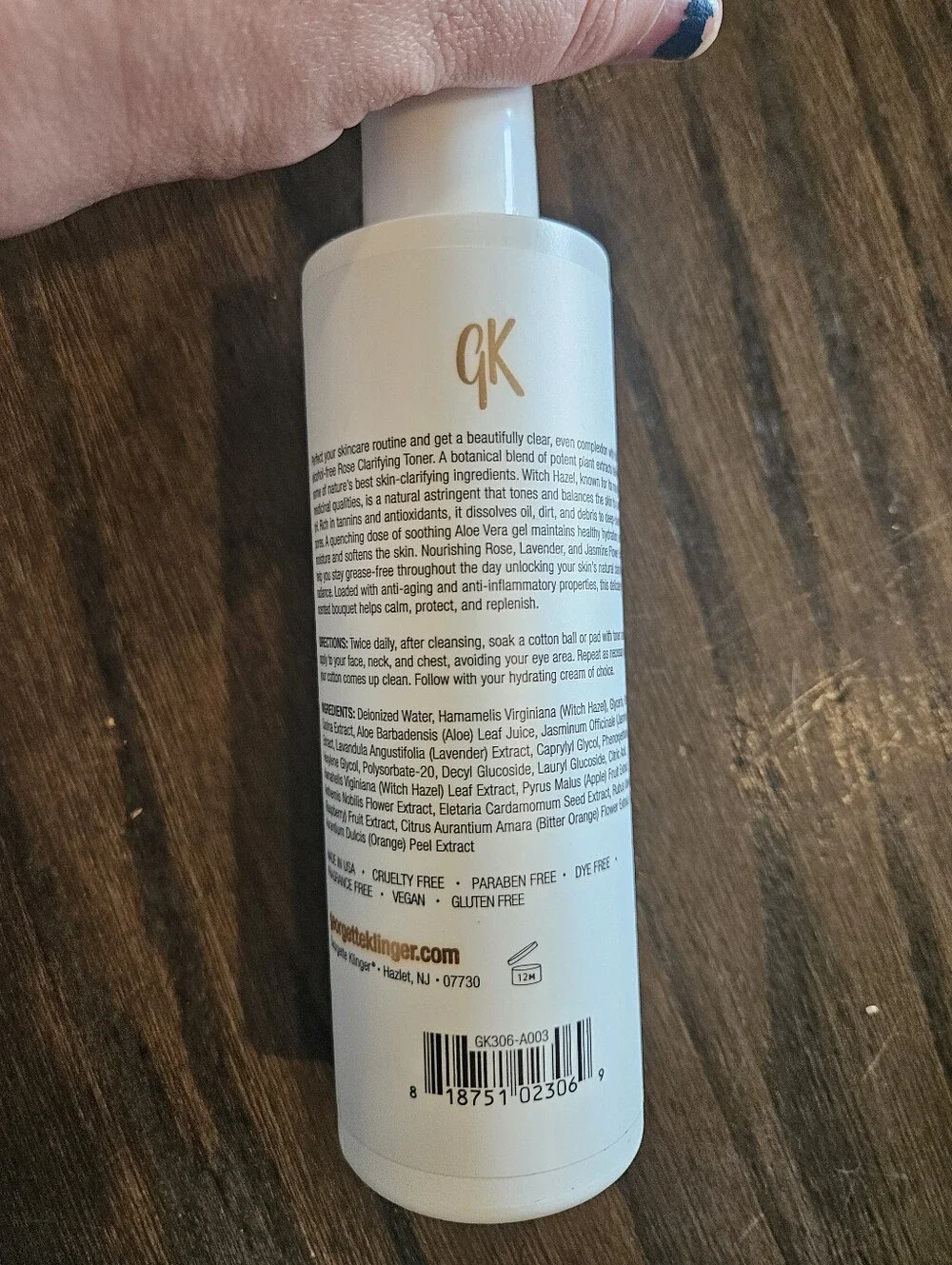Georgette Klinger Rose Clarifying Toner - White & Gold